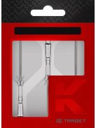 Darts toll és szár egyben TARGET K-Shift átlátszó, No2 elforgós toll és hosszú szár