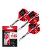 Darts integrált tollszár Target K-Flex Press Start, No6 toll és közepes szár