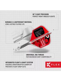   Darts integrált tollszár Target K-Flex Press Start, No6 toll és közepes szár