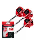 Darts integrált tollszár Target K-Flex Press Start, No6 toll és hosszú szár