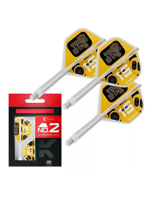 Darts integrált tollszár Target K-Flex You Win, No2 toll és közepes szár