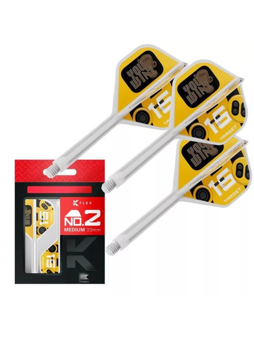 Darts integrált tollszár Target K-Flex You Win, No2 toll és hosszú szár