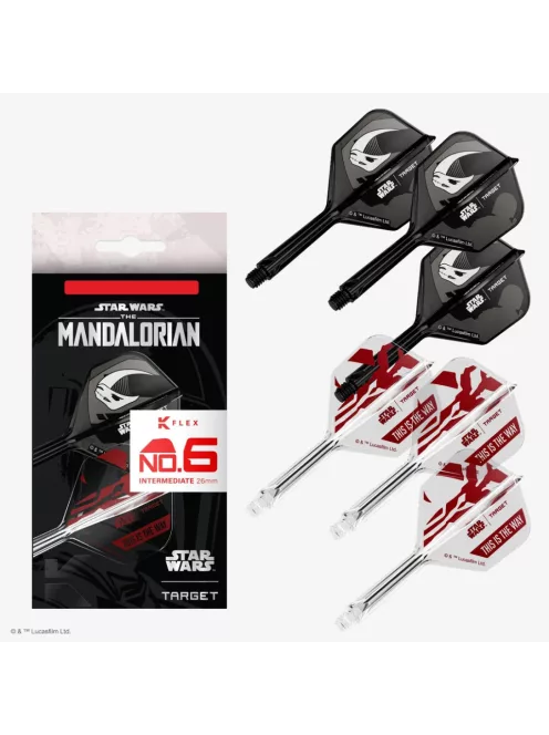 Toll és szár egyben  dupla csomag STAR WARS II TARGET K-Flex Mandalorian  No6 toll és közepes szár 