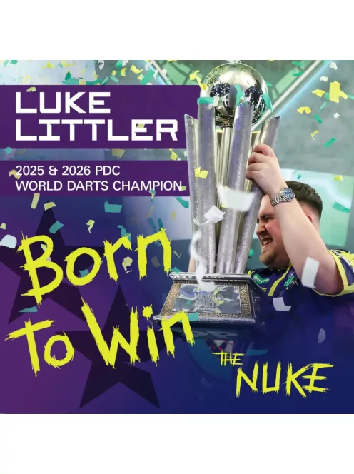 DARTS TOLL ÉS SZÁR EGYBEN TARGET K-FLEX Luke Littler Born To Win, NO6 TOLL ÉS RÖVID SZÁR