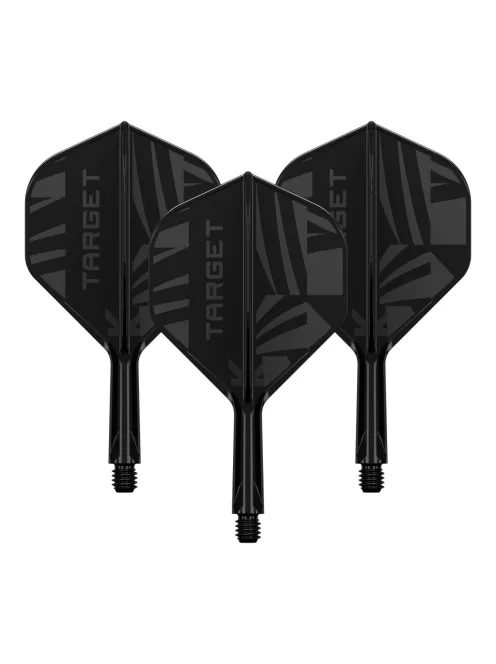 Darts toll és szár egyben TARGET K-Flex fekete No2 Standard toll és rövid szár 2026
