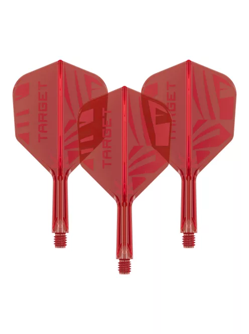 Darts toll és szár egyben, Target K-Flex piros No6 toll és hosszú szár 2026