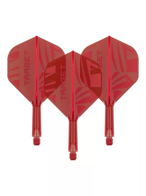 Darts toll és szár egyben, Target K-Flex piros No2 toll és rövid szár 2026
