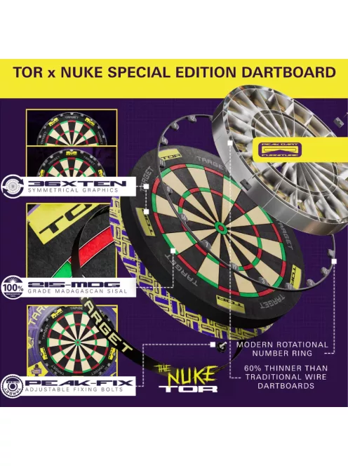 Target Luke Littler World Champion 2025 Target Tor spec. tábla és falvédő szett