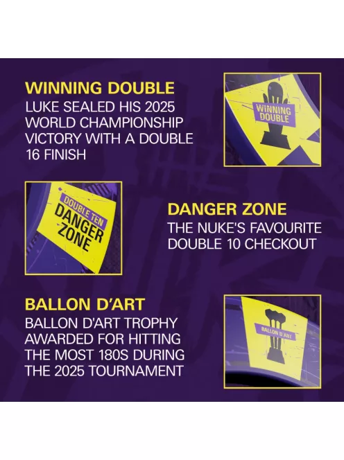 Target Luke Littler World Champion 2025 Target Tor spec. tábla és falvédő szett