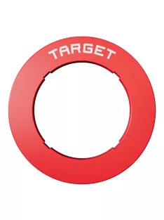 Darts falvédő Target, egységes piros színben