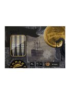 darts nyíl steel TARGET BLACK MARQUE WARRIOR Lee Tae Kyung Model SWISS POINT 23g, 90% gravírozott