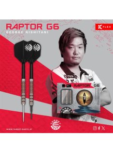   dart szett steel Target Japan Prime Series George Nishitani Raptor GEN6 SP 24gr, 90%