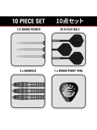 darts szett steel Target Japan SP Black Marque Blaze, 25g 90%