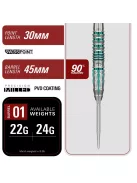 darts szett steel Target Japan SP Black Marque Pierce, 24g 90%