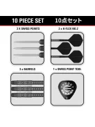 darts szett steel Target Japan SP Black Marque Creed, 23g 90%