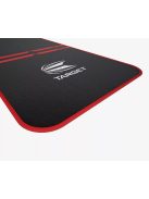 DARTS PUHA SZŐNYEG TARGET WORLD CHAMPION FEKETE, PIROS SZEGÉLLYEL, 60CM SZÉLES