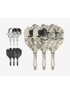   DARTS DARTS PEN+HANDLE TARGET DIMITRI VAN DEN BERGH INK, SHORT