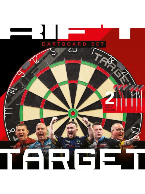 Target Rift  dart csomag (sisal tábla, 2*3 db 17gr steel nyíl)