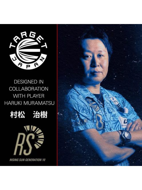 darts szett steel TARGET JAPAN SP Rising Sun G10 23gr, 95%