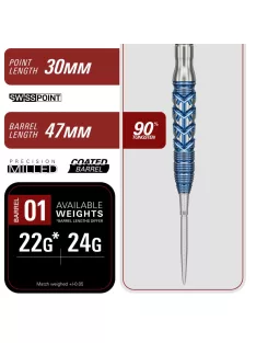   dart szett steel TARGET Japan Toru Suzuki Sereno G3 SP, 24gr, 90%