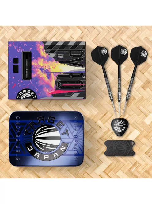 Dart szett steel TARGET JAPAN Mitsumasa Hoshino Pyro G12, 23g 90% wolfram