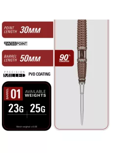   dart szett steel TARGET Japan Paul Lim - The Legend G10, 23gr, 90% 