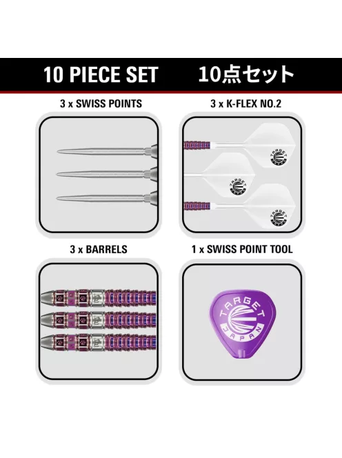 dart szett steel TARGET Japan,  Mayuko Morita Mayo Prime Series G8, 25gr, 90%