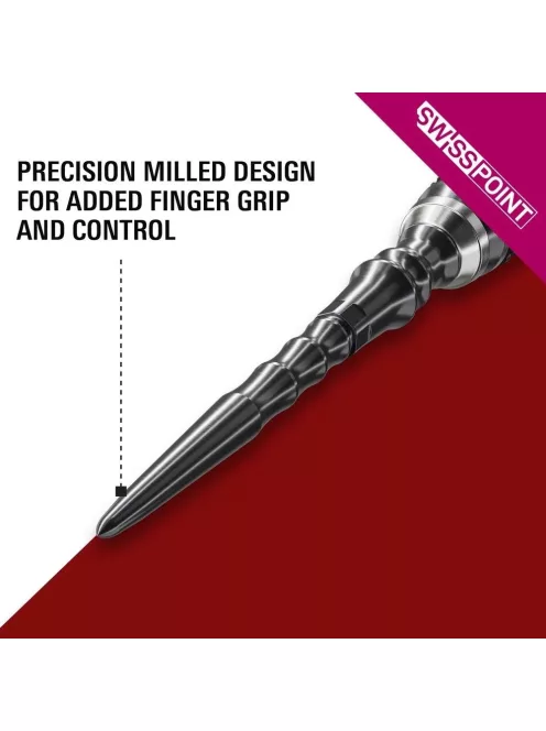 Darts fémhegy TARGET JAPAN SP Premium Swiss Point fekete, 30mm