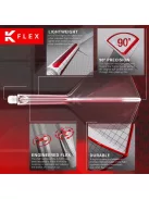 Darts toll és szár egyben Target Japan K-Flex Pyro fehér, rövid szár és  No2 toll 