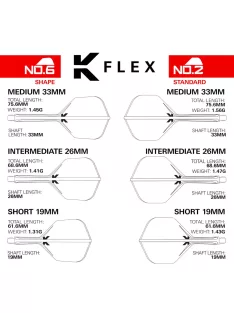   Darts toll és szár egyben Target Japan K-Flex Rising Sun G2, no6 toll és közepes szár