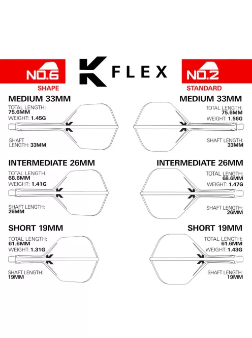 Darts toll és szár egyben Target Japan K-Flex Rising Sun G2, no2 toll és közepes szár