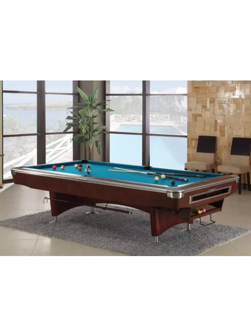 pool biliárdasztal Northstar Winner master II 9' (3 palás asztal, fekete vagy mahagony színben)