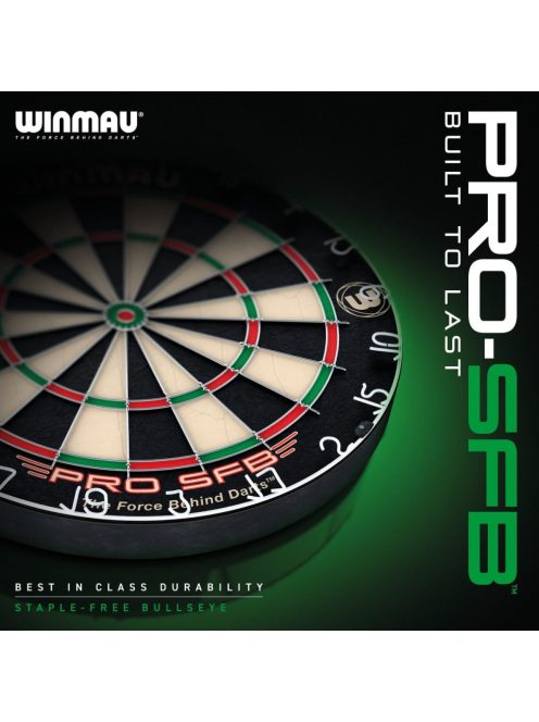 WINMAU darts board, PRO SFB, sisal