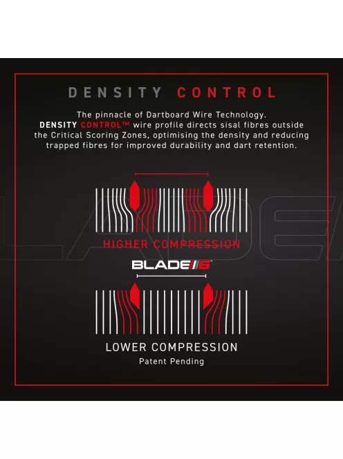 Winmau darts board, Blade 6 Triple Core PDC, sisal