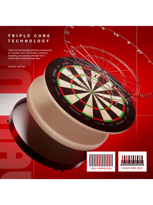 darts tábla,  Winmau Blade Triple Core  360 (Official PDC Match Quality)