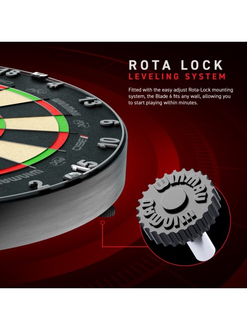 darts tábla,  Winmau Blade Triple Core  360 (Official PDC Match Quality)