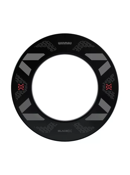 darts tábla sisal Winmau Blade X - Official PDC Dartboard + Winmau Plasma világítás + Winmau Blade X falvédő csomag