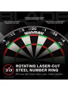 darts tábla sisal Winmau Blade X - Official PDC Dartboard  (penge térrács)