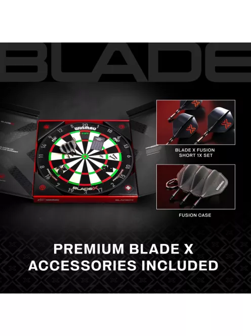 darts tábla sisal Winmau Blade X - Official PDC Dartboard  (penge térrács)
