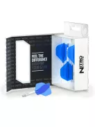 Dart toll és szár egyben Red Dragon Nitro Flite kék-fehér, standard toll és közepes szár