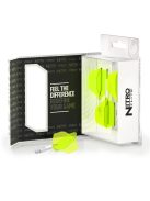 darts toll és szár egyben Red Dragon Nitro Flite fehér/zöld No2 toll és hosszú szár