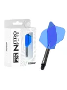 Darts toll és szár egyben Red Dragon Nitro Flite fekete,kék No2 toll és hosszú szár