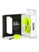 Darts toll és szár egyben Red Dragon Nitro Flite fekete/zöld No2 toll és hosszú szár