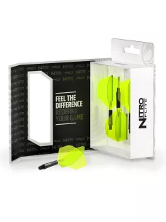   Darts toll és szár egyben Red Dragon Nitro Flite fekete/zöld No2 toll és hosszú szár