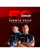 darts mez Red Dragon 50 Year Limited Edition Shirt, Gerwyn Price  (S - 3XL méretekben)