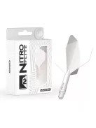 Darts toll és szár egyben Red Dragon Nitro Flite fehér, standard toll és hosszú szár