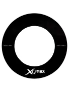 XQMAX darts falvédő 4 részes, fekete színben  (mintás és minta nélküli oldallal is)