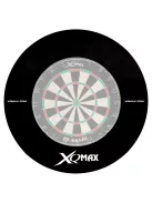 XQMAX darts falvédő 4 részes, fekete színben  (mintás és minta nélküli oldallal is)