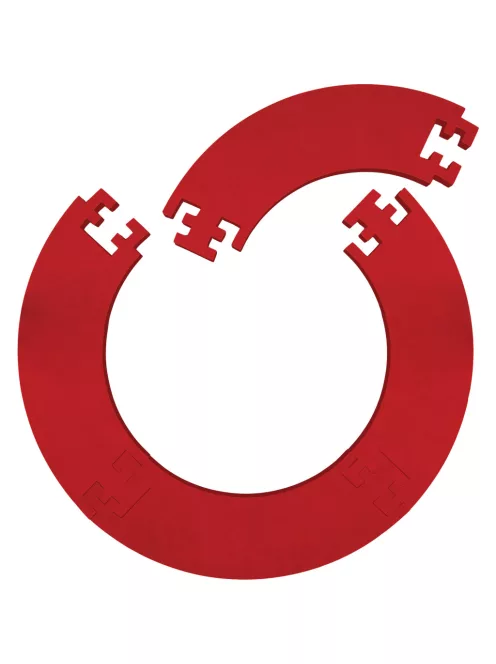 XQMAX darts falvédő 4 részes, piros színben (mintás és minta nélküli oldallal is)