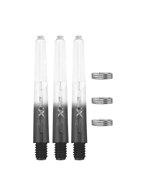 Dart szár XQMax 41mm, fekete-átlátszó